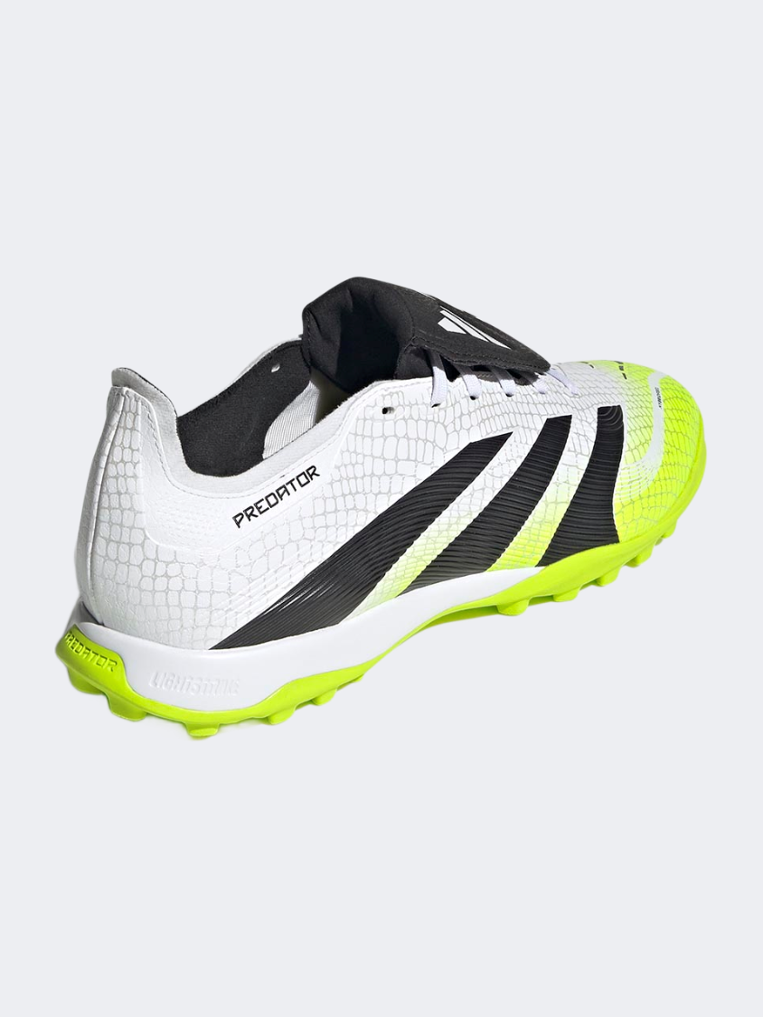 أحذية كرة القدم للرجال Adidas Predator League Tf أبيض/أسود/لايم