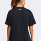 Under Armour Boyfriend Oversized Logo Women Lifestyle T-Shirt Black/White