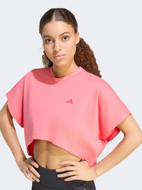 Adidas Primelift Workout Graphics Women Training T-Shirt Pure Turbo
