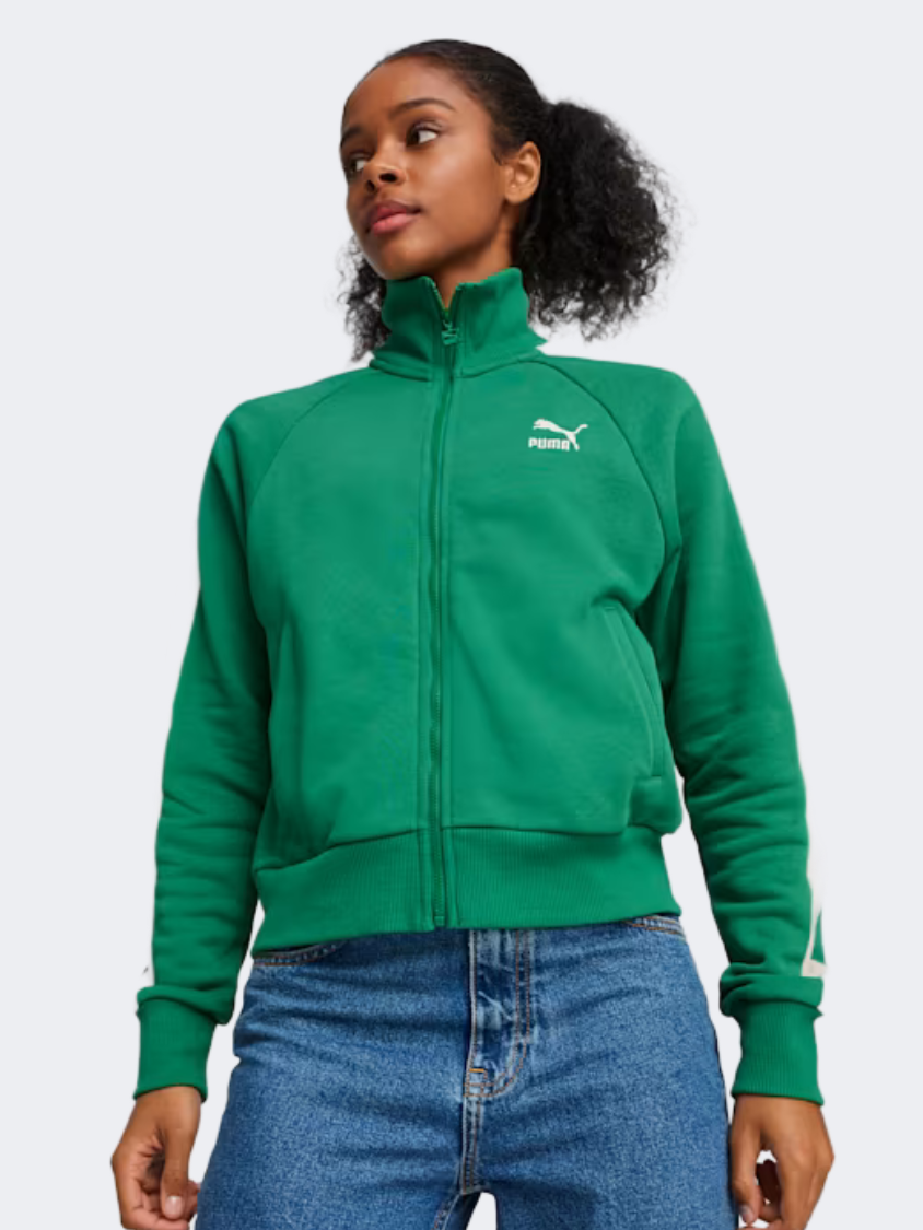 Puma Iconic T7 Women Lifestyle Jacket Green