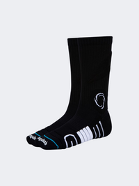 Oil & Gaz Comfortable Unisex Basketball Crew Socks Black