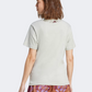 Adidas X Farm Graphic Women Sportswear T-Shirt Ash Silver