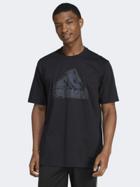 Adidas Future Icons Logo تيشيرت رياضي رجالي أسود