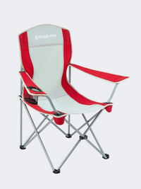 كرسي تخييم كينغ كامب لوتس B20 أحمر/رمادي