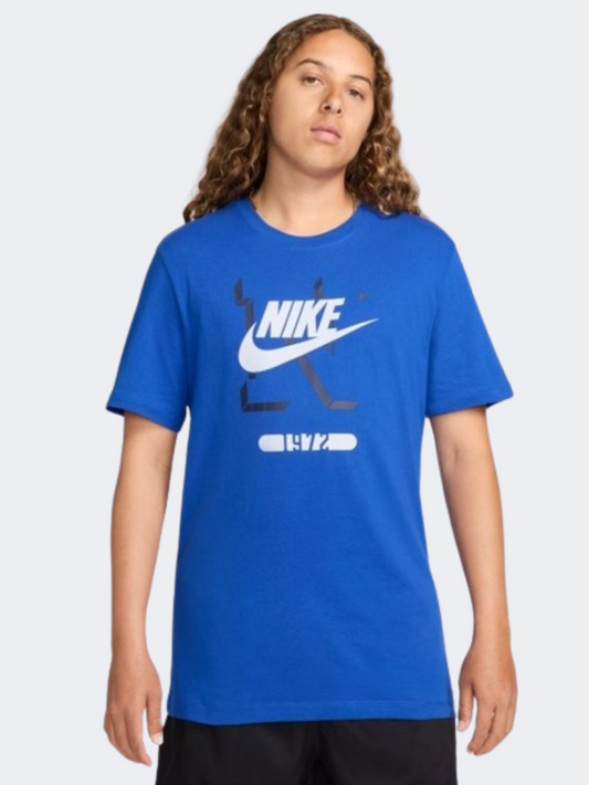 Nike Sportswear 6 Mo Futura Men Lifestyle T-Shirt Game Royal