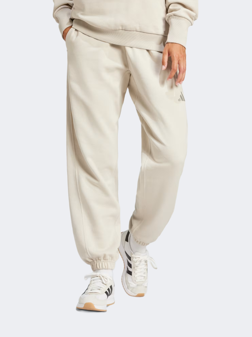 Adidas All Szn Fleece Loose Women Sportswear Pant Wonder Alumina