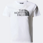 The North Face Easy Boys Lifestyle T-Shirt White/Asphalt Grey