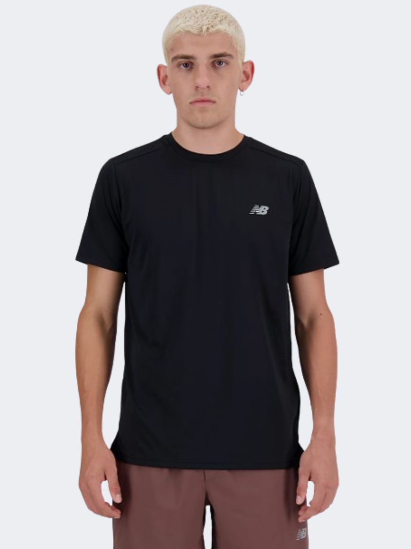 New Balance Essentials Run Men Performanc T-Shirt Black