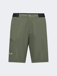 شورت المشي للرجال Salewa Pedroc 4 Durastretch أخضر باهت