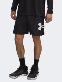 شورت كرة سلة رجالي Under Armour Zone 7 إنش ووفن أسود/كاستلروك