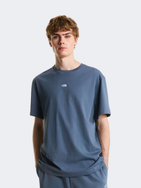 The North Face Essential Center Logo Relaxed Men Lifestyle T-Shirt Granite Grey