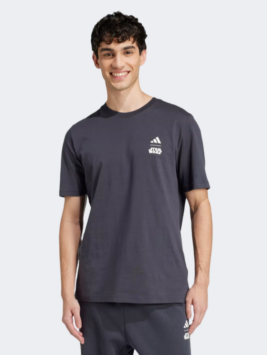 Adidas Star Wars The Mandalorian Men Sportswear T-Shirt Night Grey