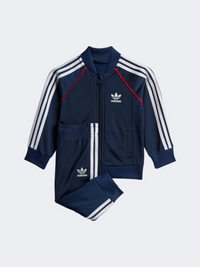 بدلة رياضية للأولاد الرضع Adidas Adicolor Sst Originals نايت إنديغو