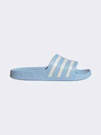 شبشب رياضي نسائي من Adidas أديليت بلون أزرق متوهج