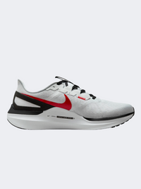 Nike زوم ستراكشر 25 أحذية جري رجالي أبيض/أسود/رمادي/أحمر