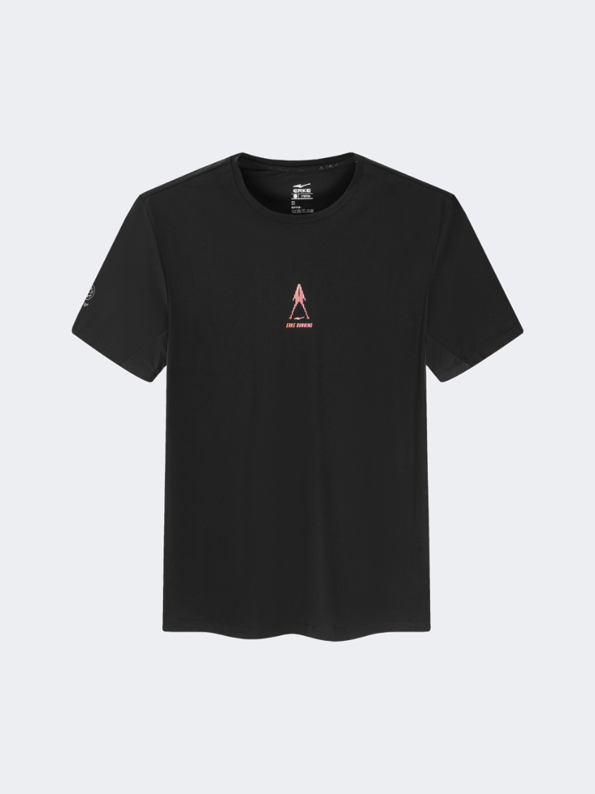 Erke Men Running T-Shirt Black