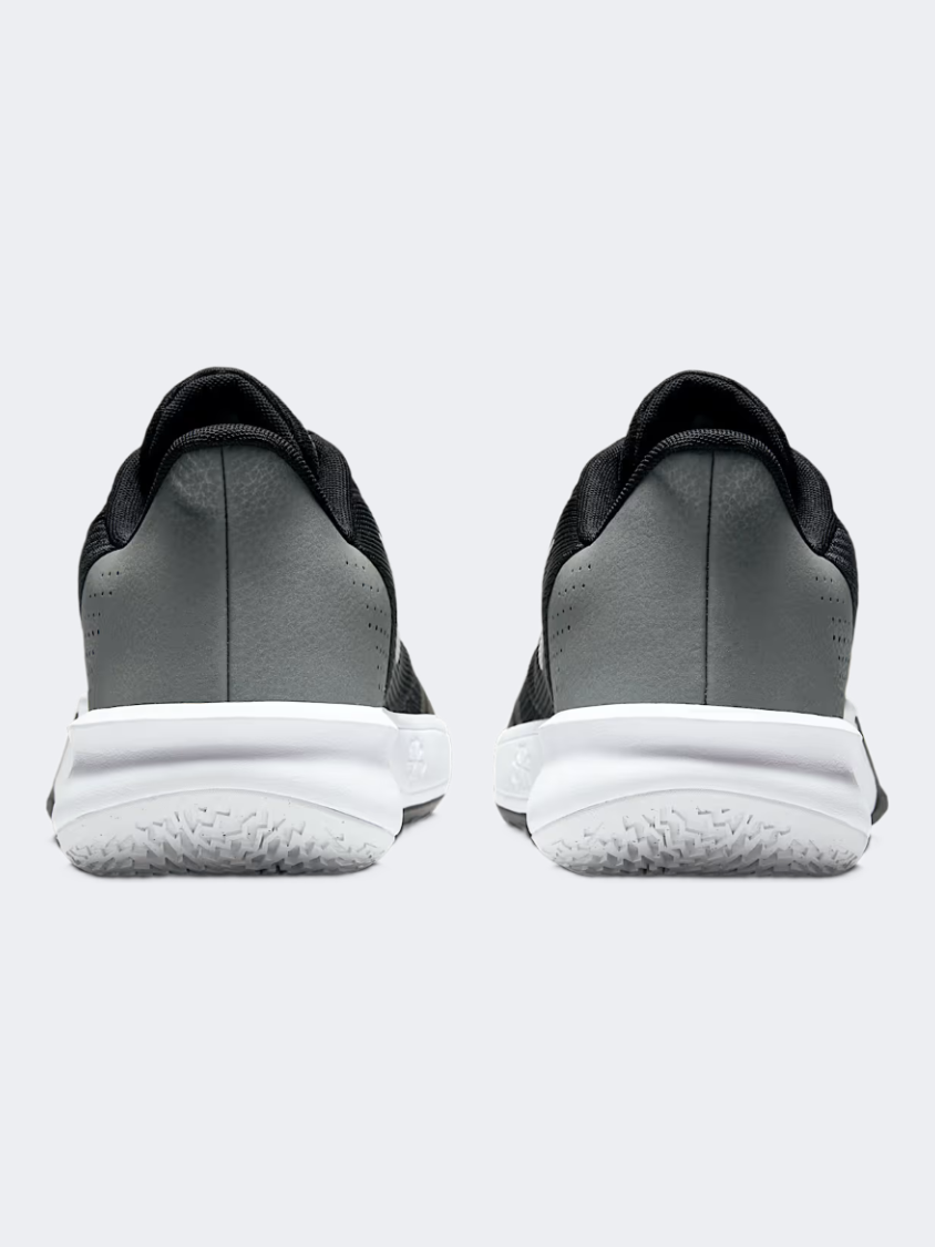 حذاء كرة السلة Nike Precision VII للرجال أسود/رمادي/أبيض