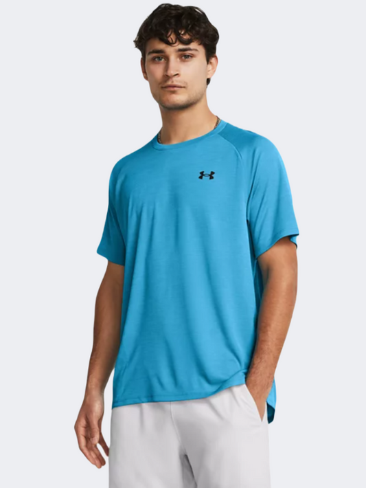 Under Armour Tech Textured Men Training T-Shirt Capri/Black