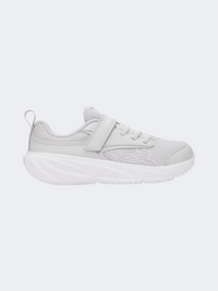 حذاء الجري للبنات Under Armour Surge 6 رمادي/أبيض