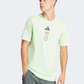 Adidas Strength Graphic Men Training T-Shirt Semi Green Spark