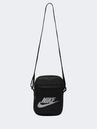 Nike هيريتج S حقيبة لايف ستايل للجنسين أسود/أبيض