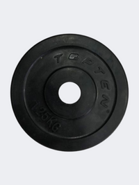 Irm-Fitness Factory Rubber Covered Plates W/O Ring 1.25Kg Black Rp-001