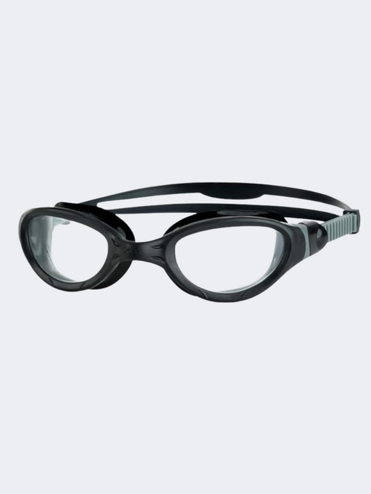 Zoggs Phantom 2 Unisex Swim Goggles Black/Grey/Clear