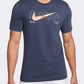 Nike Iykyk Graphic Men Running T-Shirt Thunder Blue