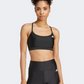 Adidas Aeroready Light Support Women Training Bra Black