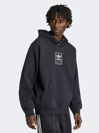 Adidas اورجينال هودي رجالي Elevated Gfx أسود