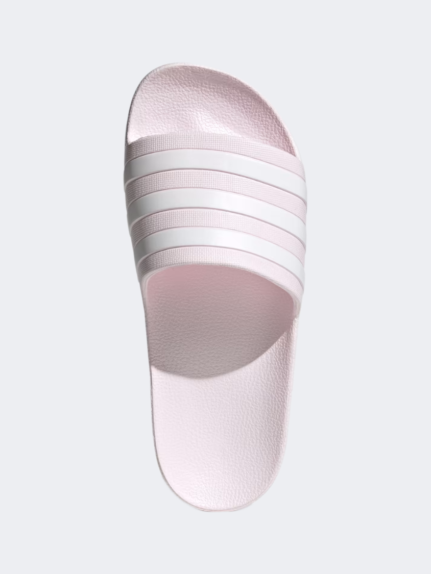 شباشب سباحة نسائية Adidas Adilette Aqua وردي فاتح/أبيض Gz5878