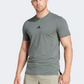Adidas Designed For Training Workout Men T-Shirt Legend Ivy