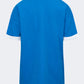 Oil And Gaz Round Neck Kids-Boys Lifestyle T-Shirt Blue/White
