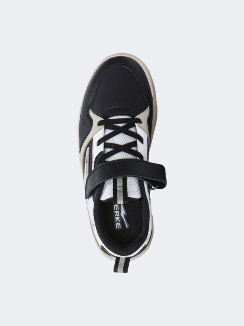 أحذية إركي لايفستايل للأطفال الأولاد للتزلج على الألواح باللون الأسود/الأبيض/الرمادي