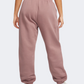 Nike Sportswear Phoenix Fleece Hr Oversize Women Lifestyle Pant Smokey Mauve/Black