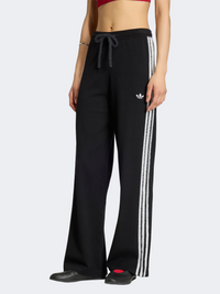 بنطال اورجينال نسائي من Adidas Knit Fire Bird باللونين الأسود/الأبيض