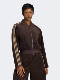 Adidas Corduroy Sst Women Originals Track Top Aurora Coffee
