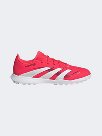 Adidas Predator League Tf حذاء كرة قدم أطفال أحمر/أبيض/أسود