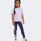 Adidas Train Essentials Glam Print Sport Little-Girls Training Set Powder Plum