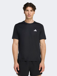 أديداس أساسيات التمرين للرجال قميص تدريب أسود