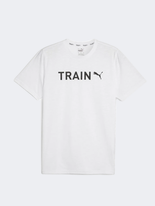 Puma Graphic Men Training T-Shirt White/Black