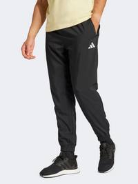 بنطال رياضي رجالي من Adidas Essentials Small Logo Stanford أسود/أبيض