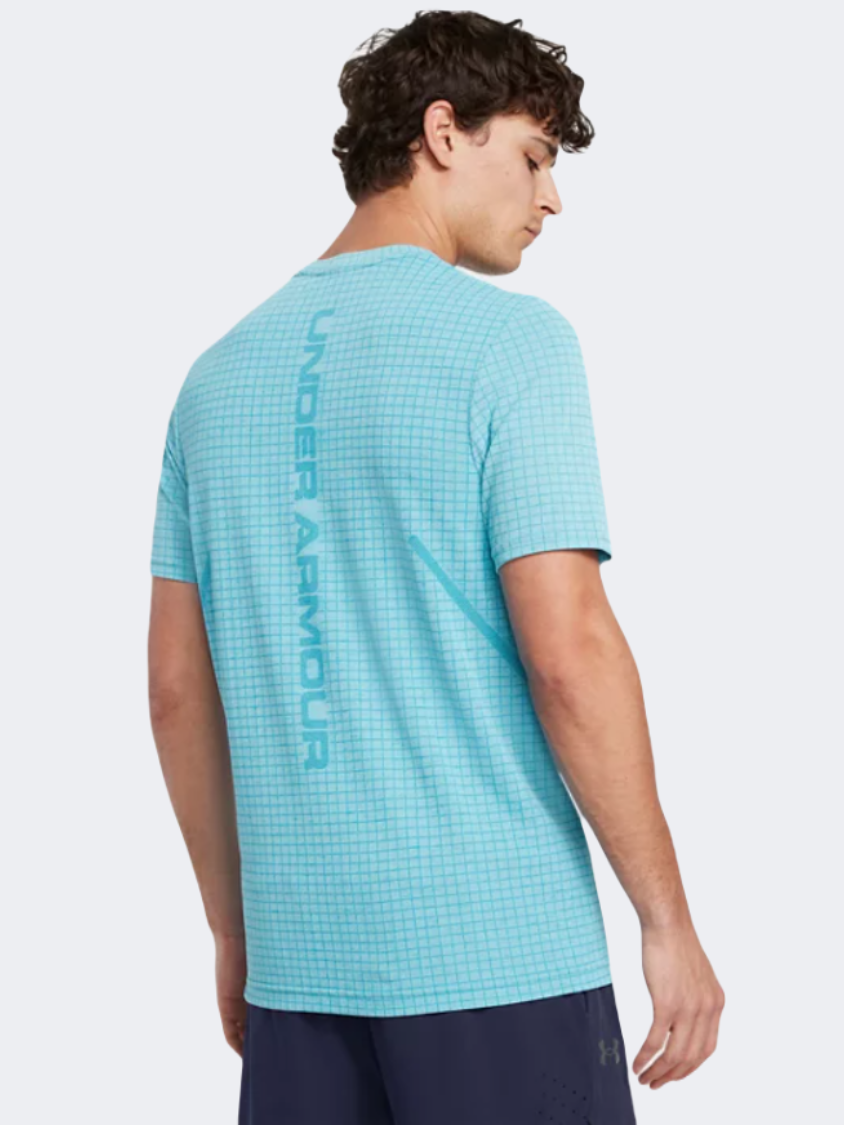 Under Armour Vanish Grid Men Training T-Shirt Sky Blue/Black