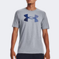Under Armour Big Logo Fill Men Lifestyle T-Shirt Steel Heather/Black