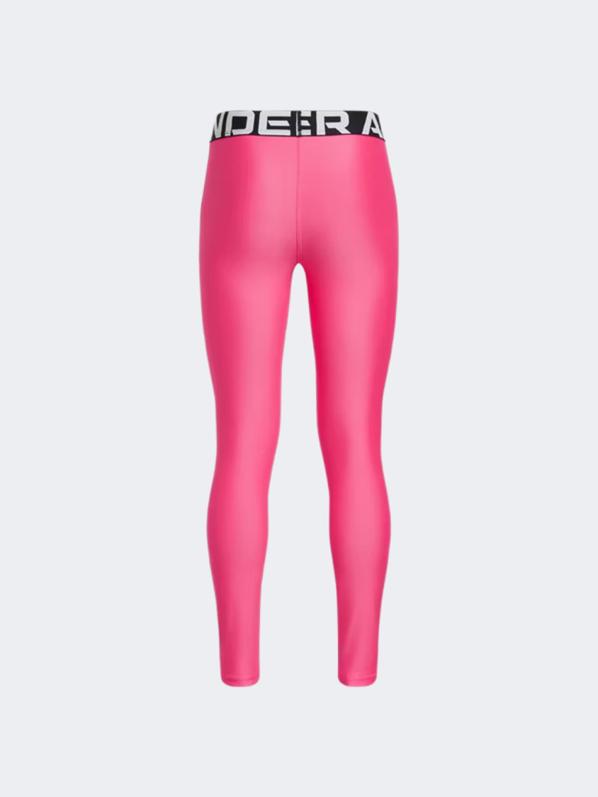 Under Armour Heatgear Girls Training Tight Super Pink/White