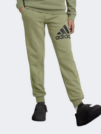 بنطال رياضي أخضر/أسود للأولاد Essentials Big Logo من Adidas