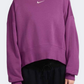 Nike Sportswear Phoenix Fleece Women Lifestyle T-Shirt Hot Fuchsia/Sail