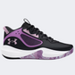 Under Armour Lockdown 6 Gs-Boys Basketball Shoes Black/Purple Ace
