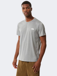 The North Face Reaxion Amp تيشيرت هايكنج رجالي رمادي ميلانج متوسط