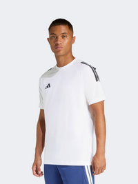 تيشيرت رياضي رجالي Adidas سيرينو 3 خطوط أبيض